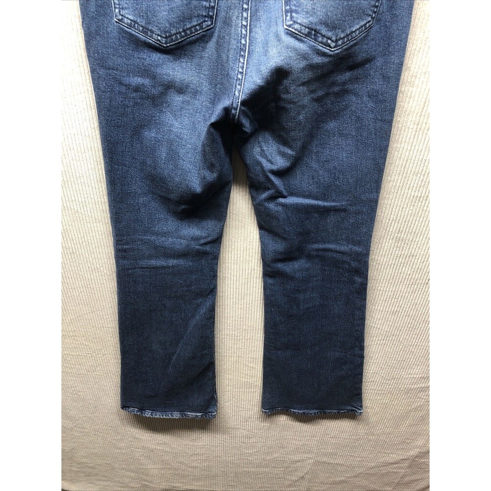 Gap Denim Jeans 70s Flare Size 2/26R Sailor Buttons Distressed - Picture 15 of 16